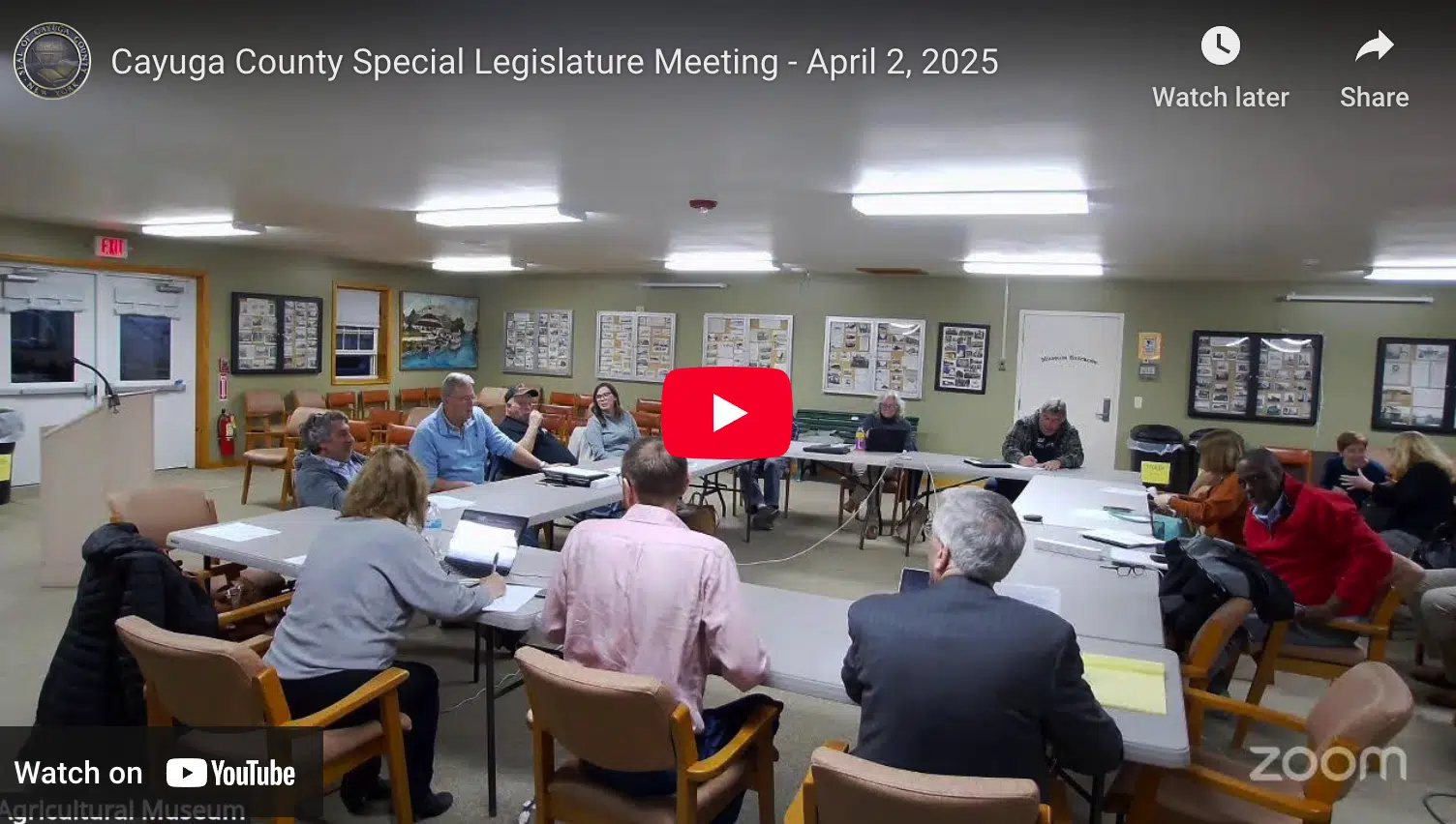 Cayuga County: Legislature holds special meeting to address CIO salary (webcast)